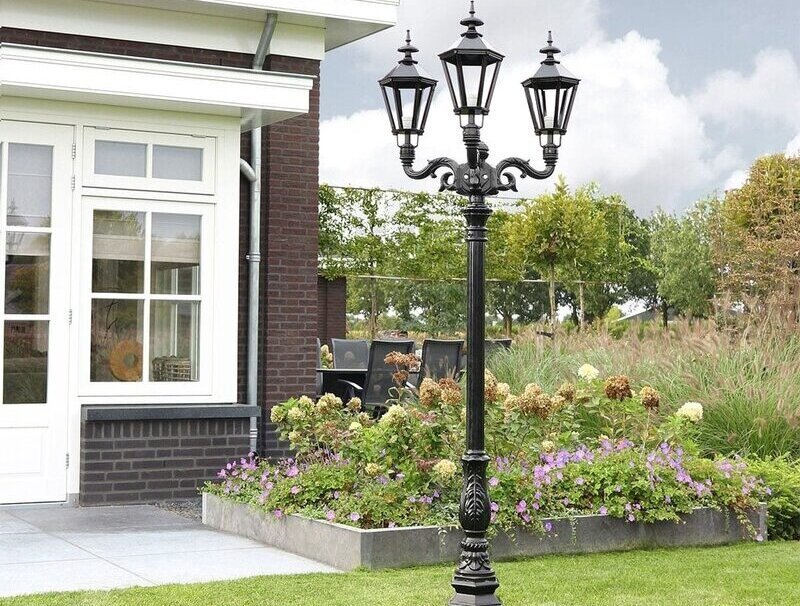 Hoge tuinlantaarns - klassieke statements - aluminium