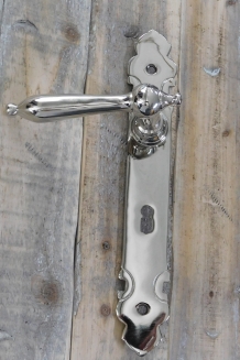 Set of door fittings ''Tilspet'' Nickel, bb shields, beautiful!