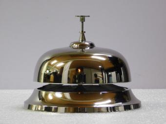 Counter bell XL - ⌀ 20 cm - Nickel-plated aluminium