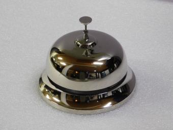 Counter bell XL - ⌀ 20 cm - Nickel-plated aluminium