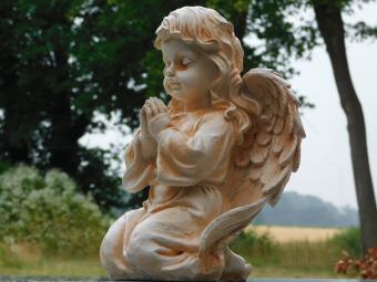 Beeld Engel - 33 x 24 cm - Polystone