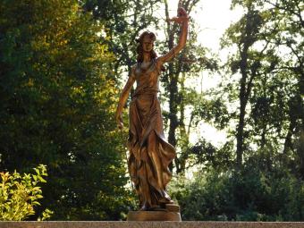 Justitia XL Statue - 83 cm - Gold-coloured - Polystone