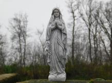 Beeld Biddende Maria - Steen 