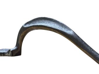 XL door handle in a classic style – cast iron grey – 28,5 cm