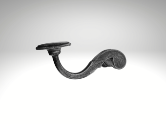 Door handle Hamilton - Left-hand - Cast iron Galvanised