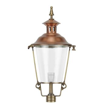 Lampenschirm Rund – Aluminium – 60 cm – Messing-Bronze-Optik