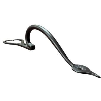 “Heart and Arrow” door handle for sliding doors and other types – cast iron – black