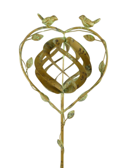 Garden Stake Spinner with Birds - 150 cm - Metal