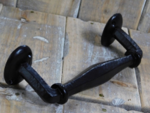 Door handle - Black - 24cm - Iron
