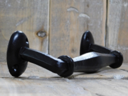 Door handle - Black - 24cm - Iron