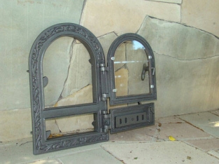 Backofentür für Herd oder Backofen, Eisen + Glas