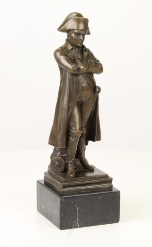 Statue Napoleon - Bronze - on Marble Base
