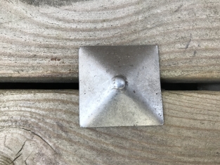 Ziernagel, antike Nagelknöpfe, Ziernagel aus Schmiedeeisen