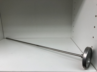 Thermometer from 0 to 500 degrees Celsius - stainless steel