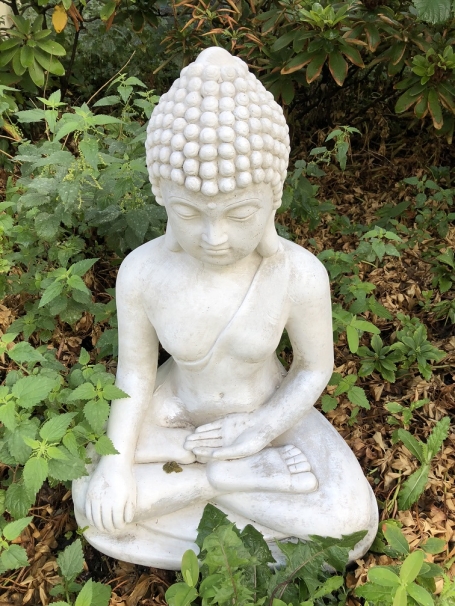 Mediterende Boeddha - 77 cm - Steen