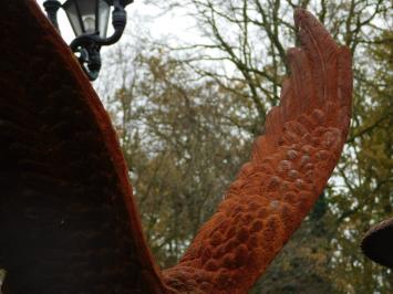 Einmalig: Adler XL – 113 cm – Gusseisen – Gartenfigur, KOMMT MÄRZ 2026 WIEDER REIN!!!