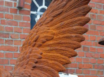 Einmalig: Adler XL – 113 cm – Gusseisen – Gartenfigur, KOMMT MÄRZ 2026 WIEDER REIN!!!