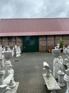 Cast iron stable window round large 70 cm