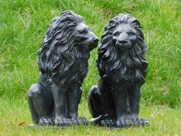 Set Lions - Grey - Solid Stone