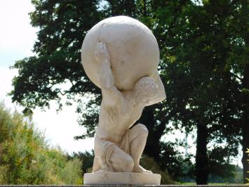 Statue von Atlas - 70 cm - Vintage-Look - Polystone