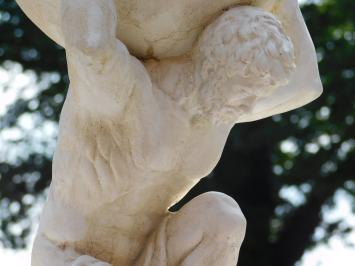 Statue von Atlas - 70 cm - Vintage-Look - Polystone