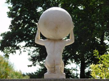Statue von Atlas - 70 cm - Vintage-Look - Polystone