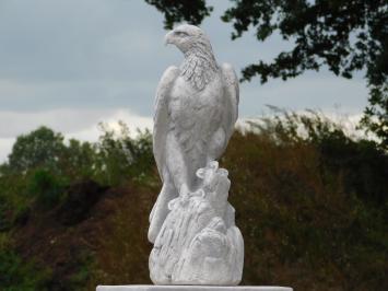 Gartenfigur Adler – 50 cm – Tierfigur aus Stein