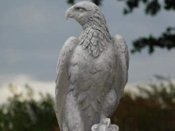Gartenfigur Adler – 50 cm – Tierfigur aus Stein