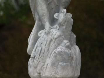 Gartenfigur Adler – 50 cm – Tierfigur aus Stein