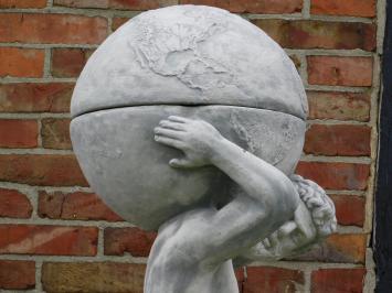 Statue Atlas with Sphere - 105 cm - Stone