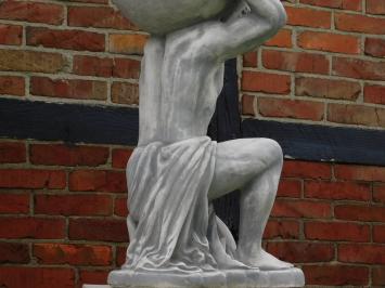 Statue Atlas with Sphere - 105 cm - Stone