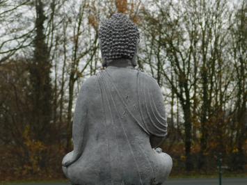 Buddha Statue Grey - 38 cm - Stone