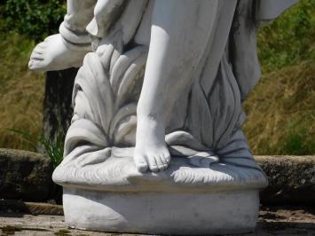 Beeld Dame met Bloemenkrans - 175 cm - Steen