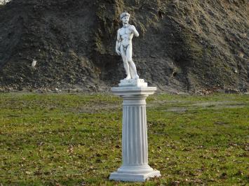 David auf Sockel - 127 cm - Stein