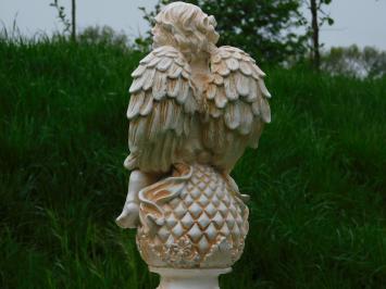 Statue Angel on Sphere - 38 cm - Polystone