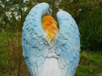 Colored Angel Statue - 80 cm - Polystone