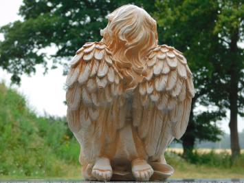 Beeld Engel - 33 x 24 cm - Polystone