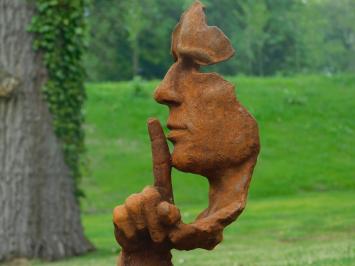 Statue the Whisperer - Cast iron - heavy