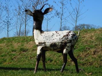 Beeld Geit -107 x 80 cm - Hangemaakt van Metaal