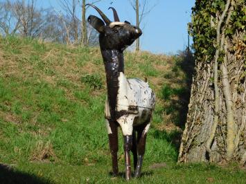 Beeld Geit -107 x 80 cm - Hangemaakt van Metaal