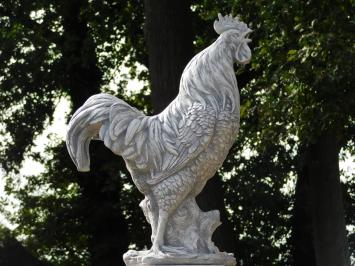 Garden Statue: Rooster XL – 65 cm – Stone