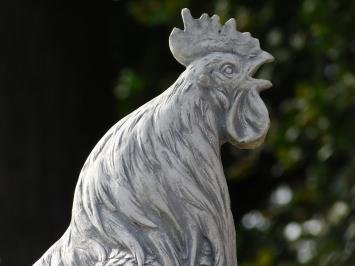 Garden Statue: Rooster XL – 65 cm – Stone