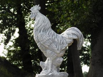 Garden Statue: Rooster XL – 65 cm – Stone
