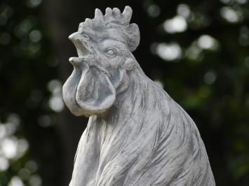 Garden Statue: Rooster XL – 65 cm – Stone