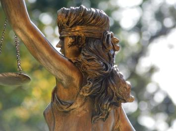 Justitia XL Statue - 83 cm - Gold-coloured - Polystone