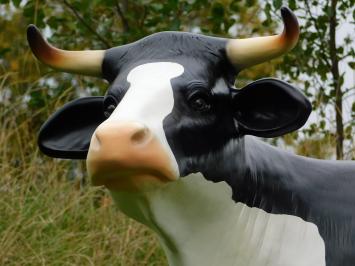 Beeld Koe XXL - 147 x 205 cm - Polystone