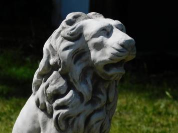 Garden Statue – Lion – Sitting – 50 cm – Solid Stone
