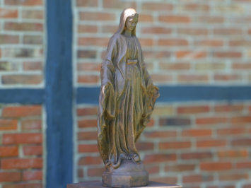 Beeld Maria - 93 cm - Steen in Oxide