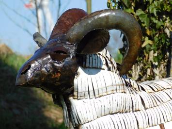 Beeld Schaap - 90 x 95 cm - Handgemaakt van Metaal