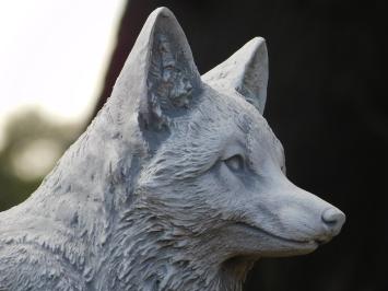 Fox Garden Statue - 70 cm - Stone Animal Statue